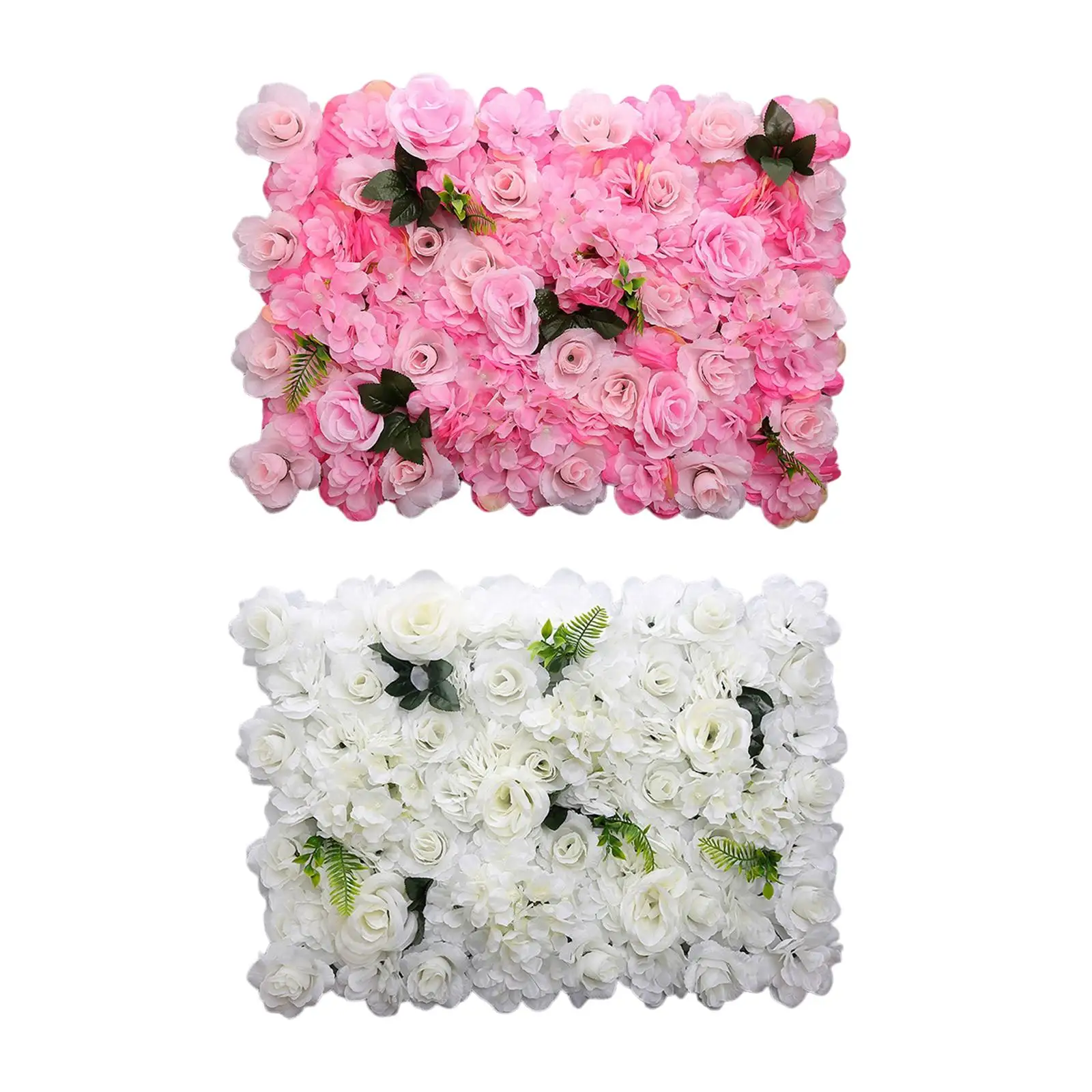 Artificial Flower Panels Silk Wall Decor Romantic for Photography Outdoor