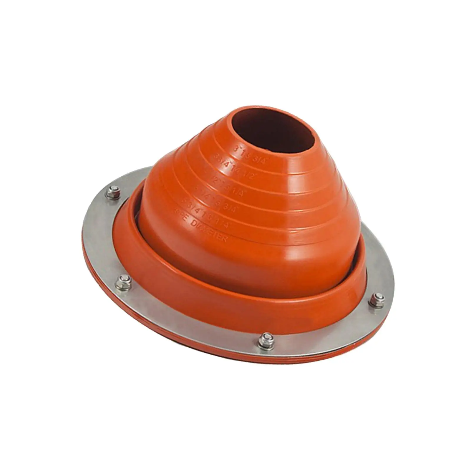 High Temperature Silicone Roof Pipe Flashing Suits 75-160mm Diameter Pipes