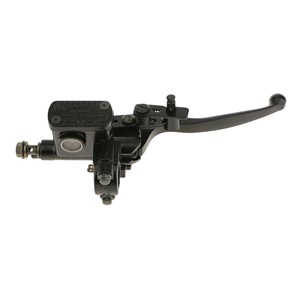 7/8inch 22mm Motorcycle Hydraulic Brake Clutch  Cylinder Reservoir Pump Lever Right  for Dirt Bike TV Quad 50~125cc (Black)