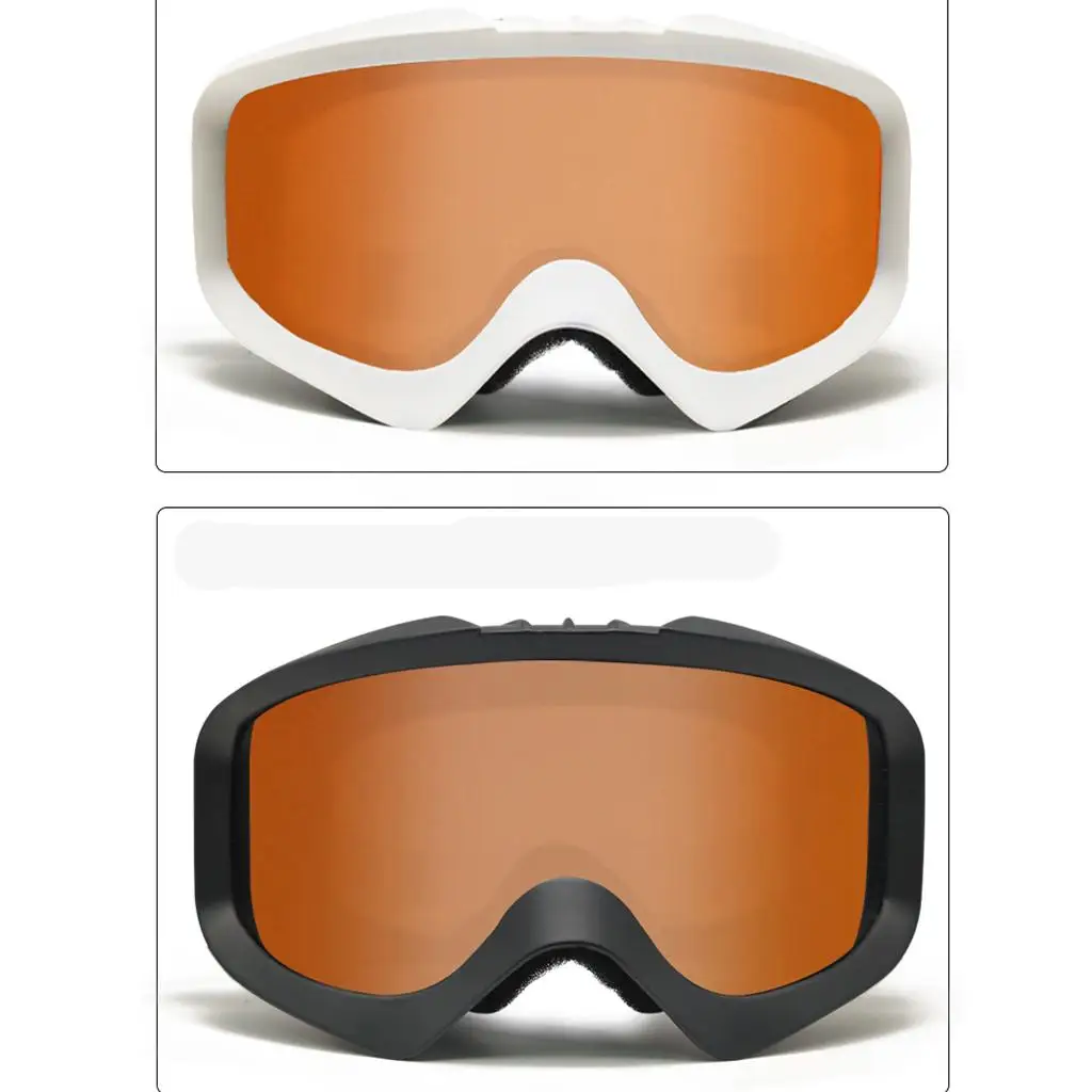 Ski Snowboard Goggles Winter Sports UV Sunglasses for Men Women Anti-fog Protective Lens Windproof Dustproof Outdoor