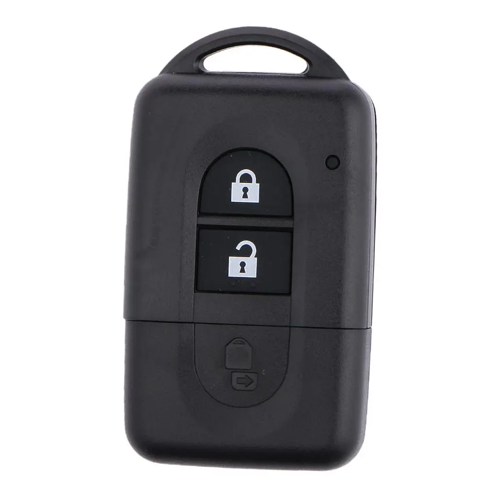 Key Fob Shell Cover Remote Case  Shell for     Juke   X- (2 Buttons Black)