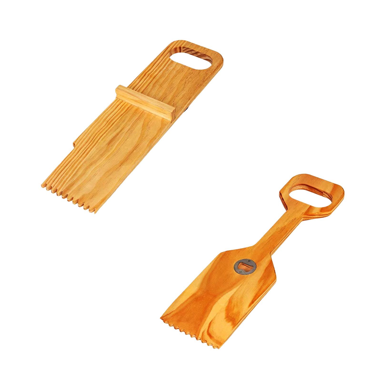 Wooden Grill Scraper Cookware Flat Barbecue Turners for Turning Serving Frying