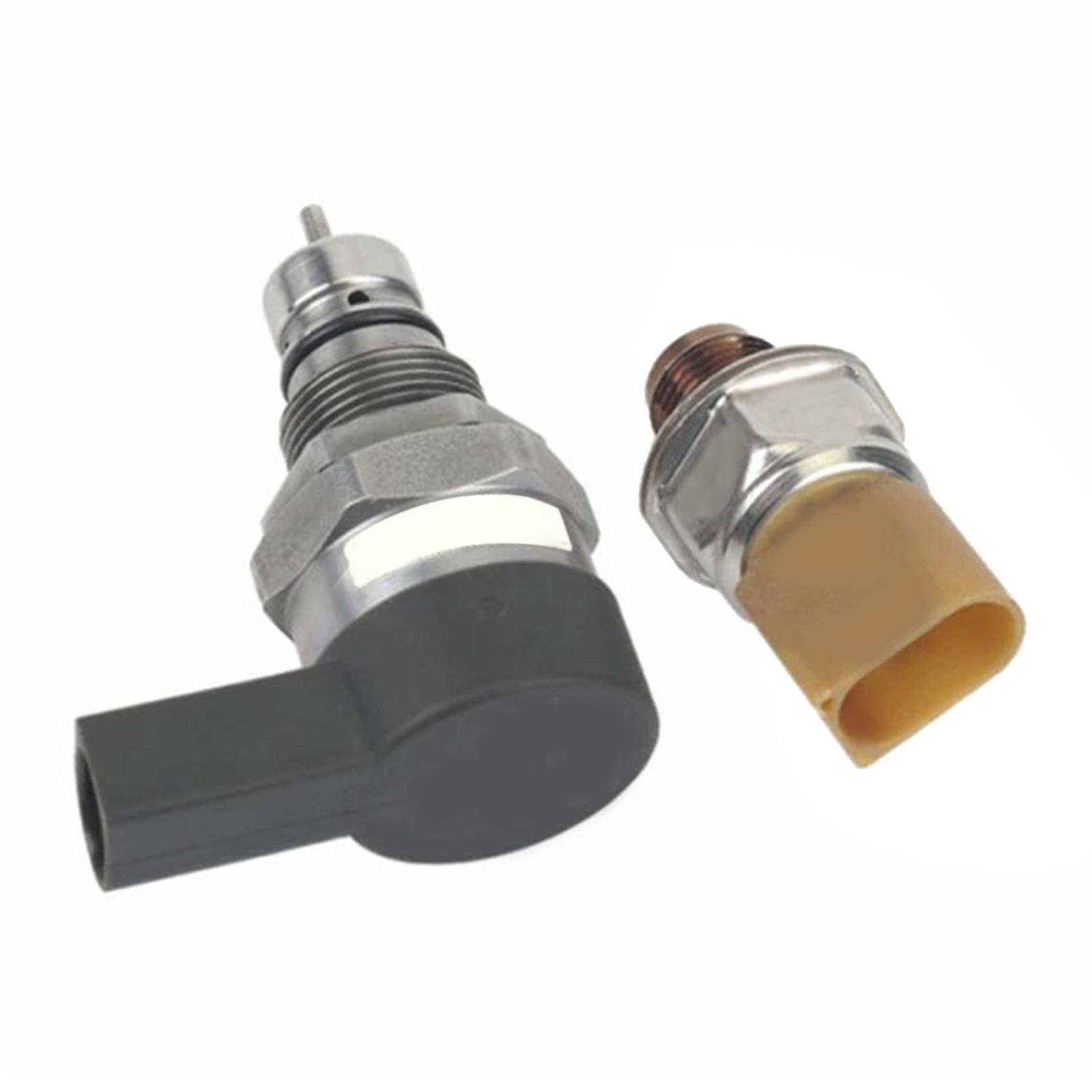 Fuel Rail Pressure Sensor Durable Diesel Fuel Pressure Regulator for Audi A3 A4 A5 A6 Q5 2.0 3.0 Tdi