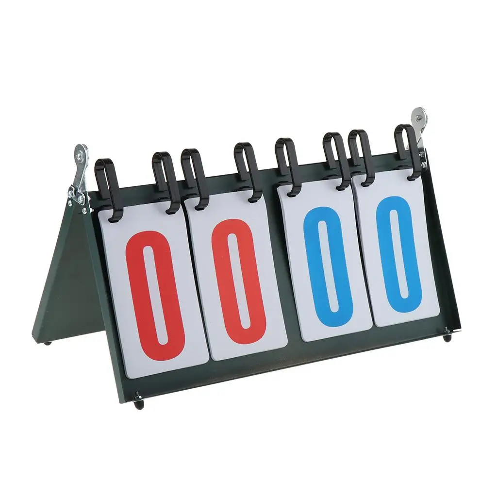  Scoreboard Scorekeeper with Bright Number Cards, Easy to Use and Read from Distance, Ultralight and Portable