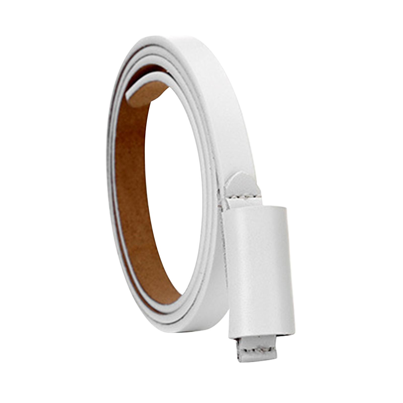 Women Knot Belt Thin Waistband PU Leather Skinny Bridal Belt Accessories Thin Waist Band for Ladies Pants Jeans Sweaters Girls