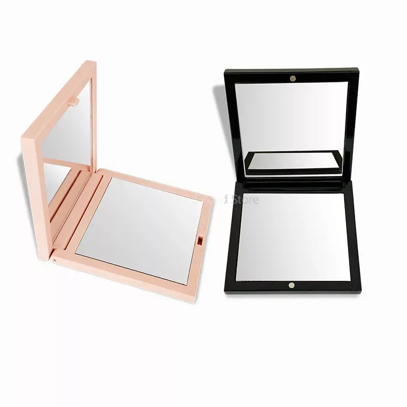 Best of Brand Mini Square Round Makeup Mirror Portable Hand Mirror Double-sided Makeup Vanity Mirror Foldable Pocket Compact Mirror Reviews & Tips