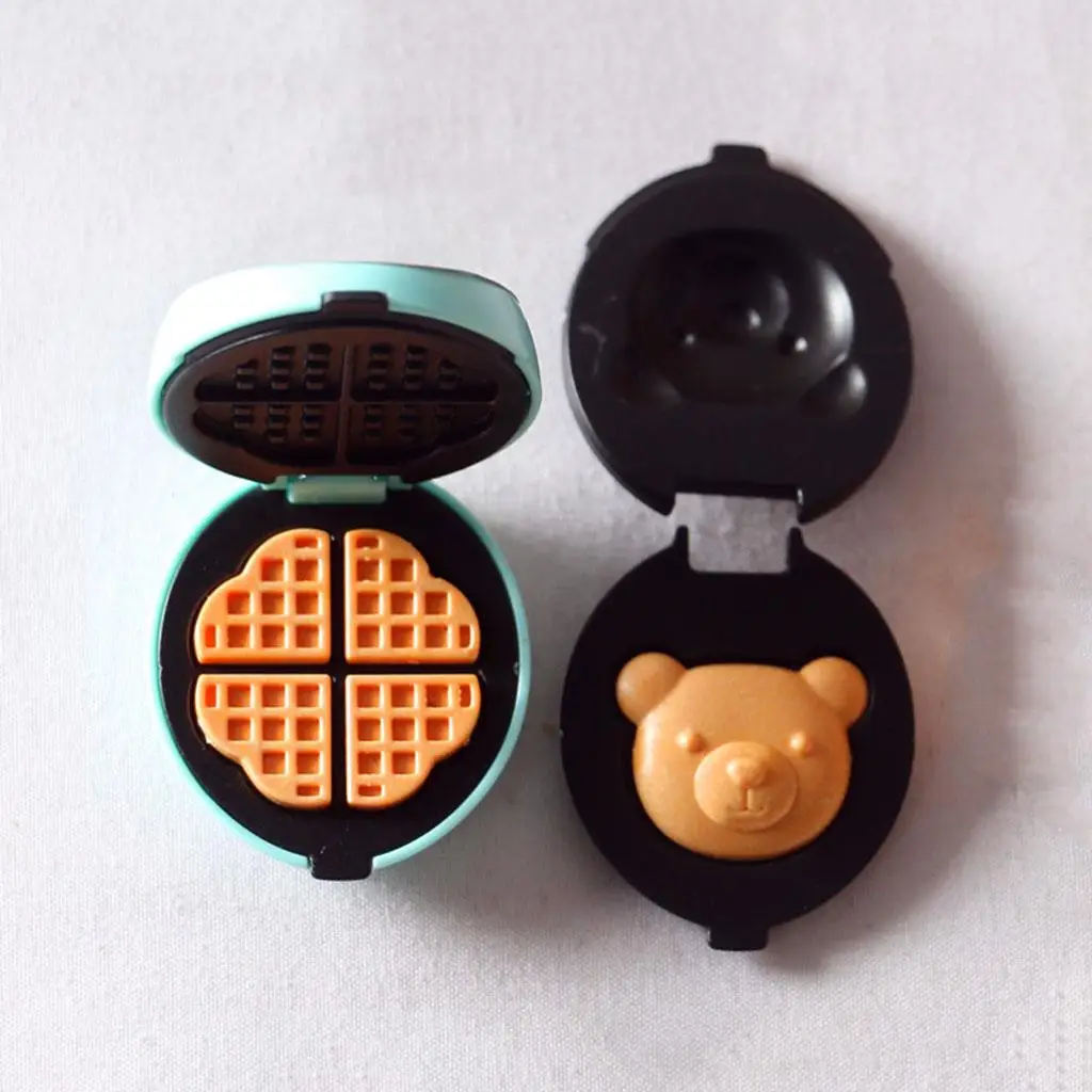 Miniature Electric Baking Pan Machine for 1/6 1/12 Doll Decoration Accessory