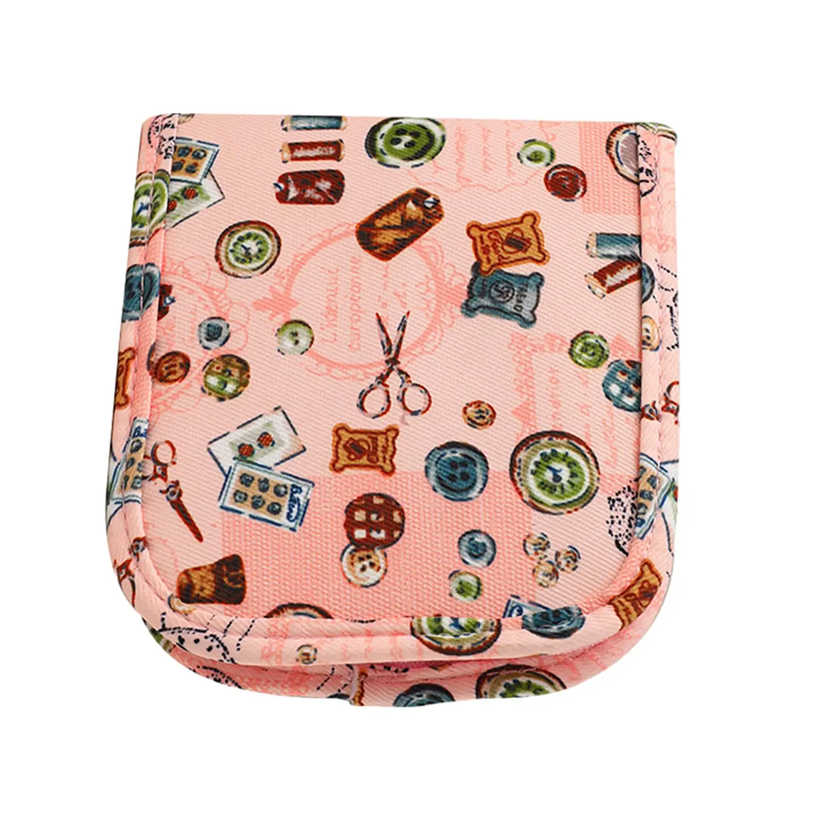 Sewing Travel Bag Travel Case Empty Oxford Cloth Sewing Storage Bag for Tape Measure Threader Travel Sew Repair Carrying Case