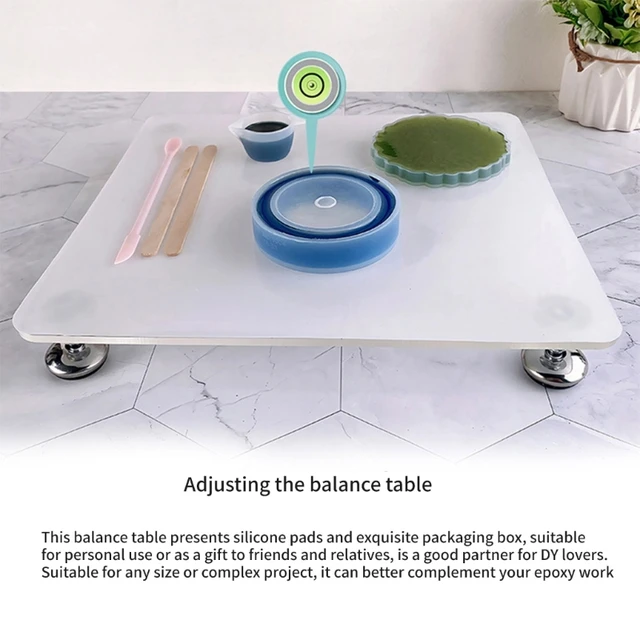 Anti Slip Resin Leveling Board with Adjustable Height and Tilt Adjustable  Epoxy Resin Leveling Board Resin Leveling Table Tools - AliExpress