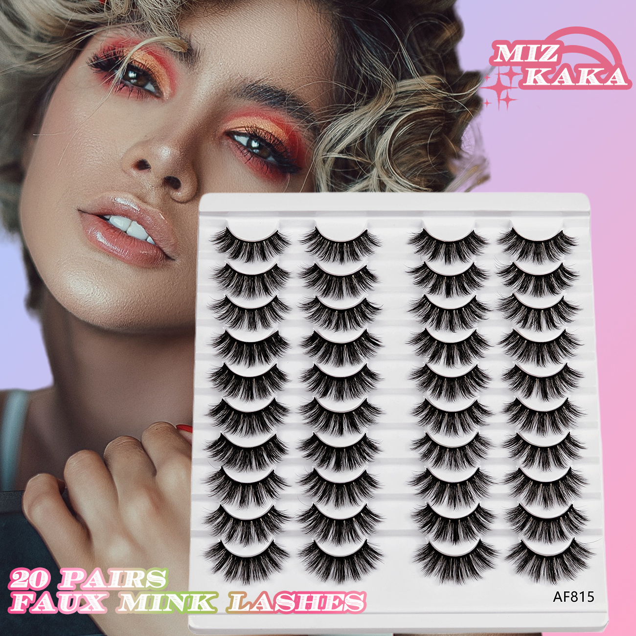 Best of Fake Eyelashes 20 Pairs Fluffy Soft Wispy Volume Long False Eyelashes 3D Faux Mink Eyelash Fox Cat Eye Handmade Lashes Makeup Reviews & Tips