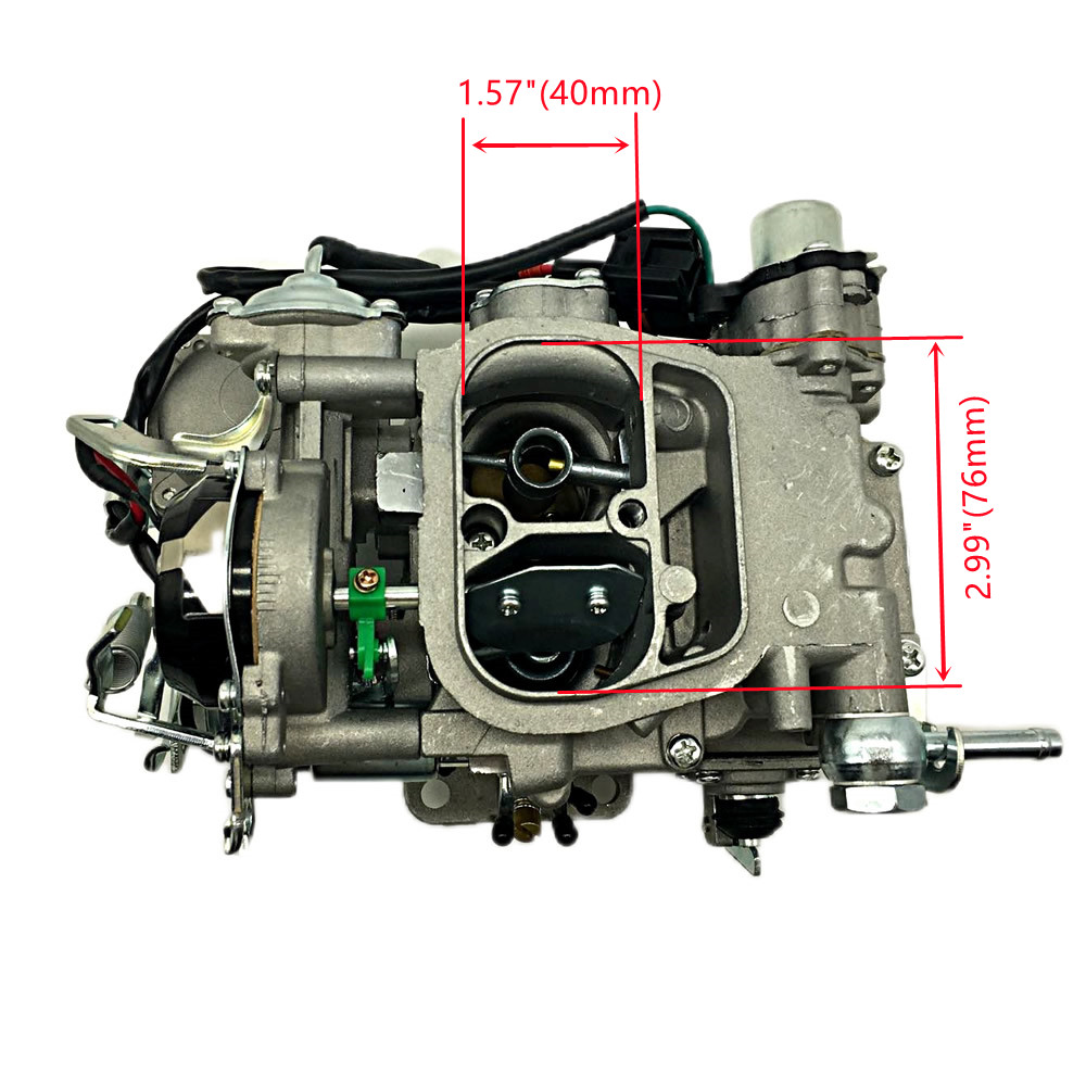 Карбюратор для двигателя Toyota Hilux 1Y 2Y 3Y Hiace, двухполосный тип  замены 21100-73040