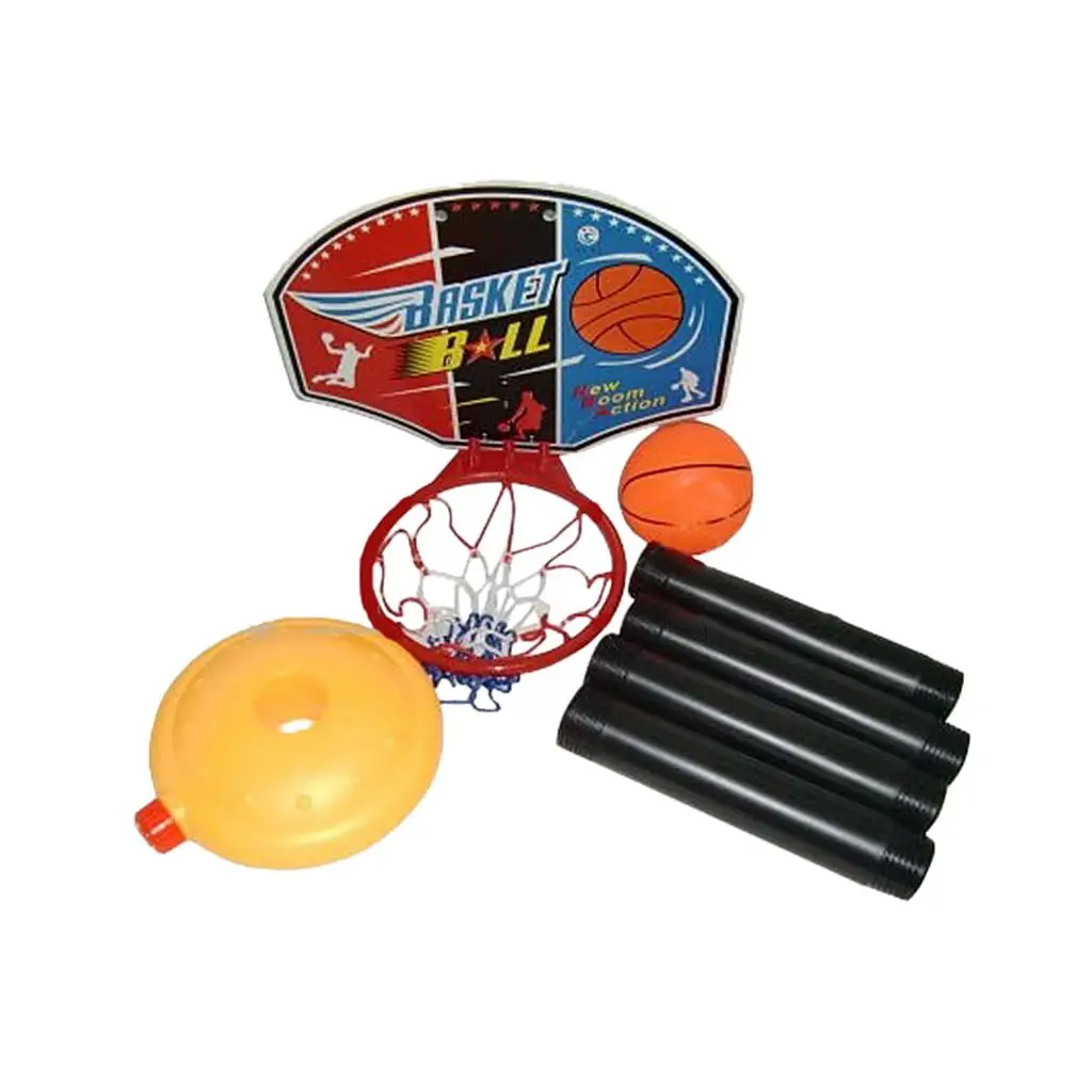 Kid Mini Basketball Play Set w/ Adjusted Backboard Hoop indoor e outdoor Toy