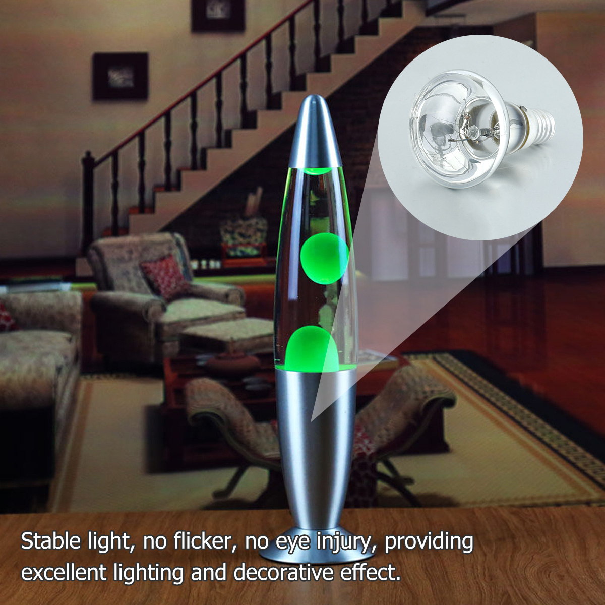 30W Lava Lamp Bulbs Reflector Type Bulbs R39 E14 Base Lava Lamp Bulb for Lava Lamps 220-240V Glitter Lamps for Cabinet Bedroom