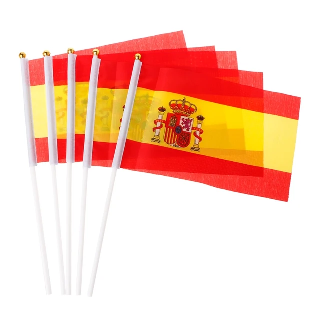 2 Stück spanische Flaggen 90x150 cm spanische Flaggen mit 2