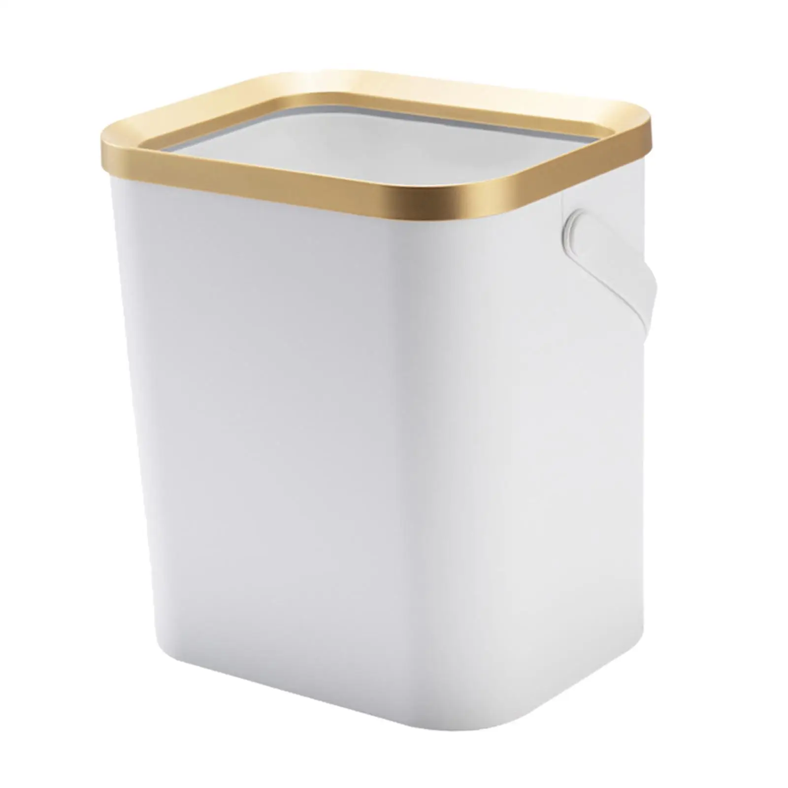 Trash Can Dustbin Bucket Rubbish Can Modern Wastebasket Garbage Container Trash Bin for Bedroom Bathroom Office Washroom Toilet