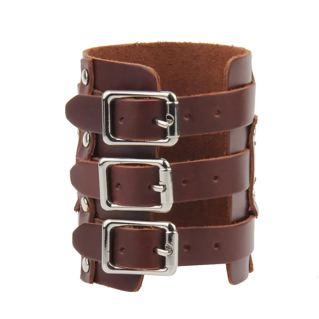 Unisex Punk Fashion New Punk PU Leather Wrap Wide Belt Cuff Bracelet Wristband Men`s Jewelry