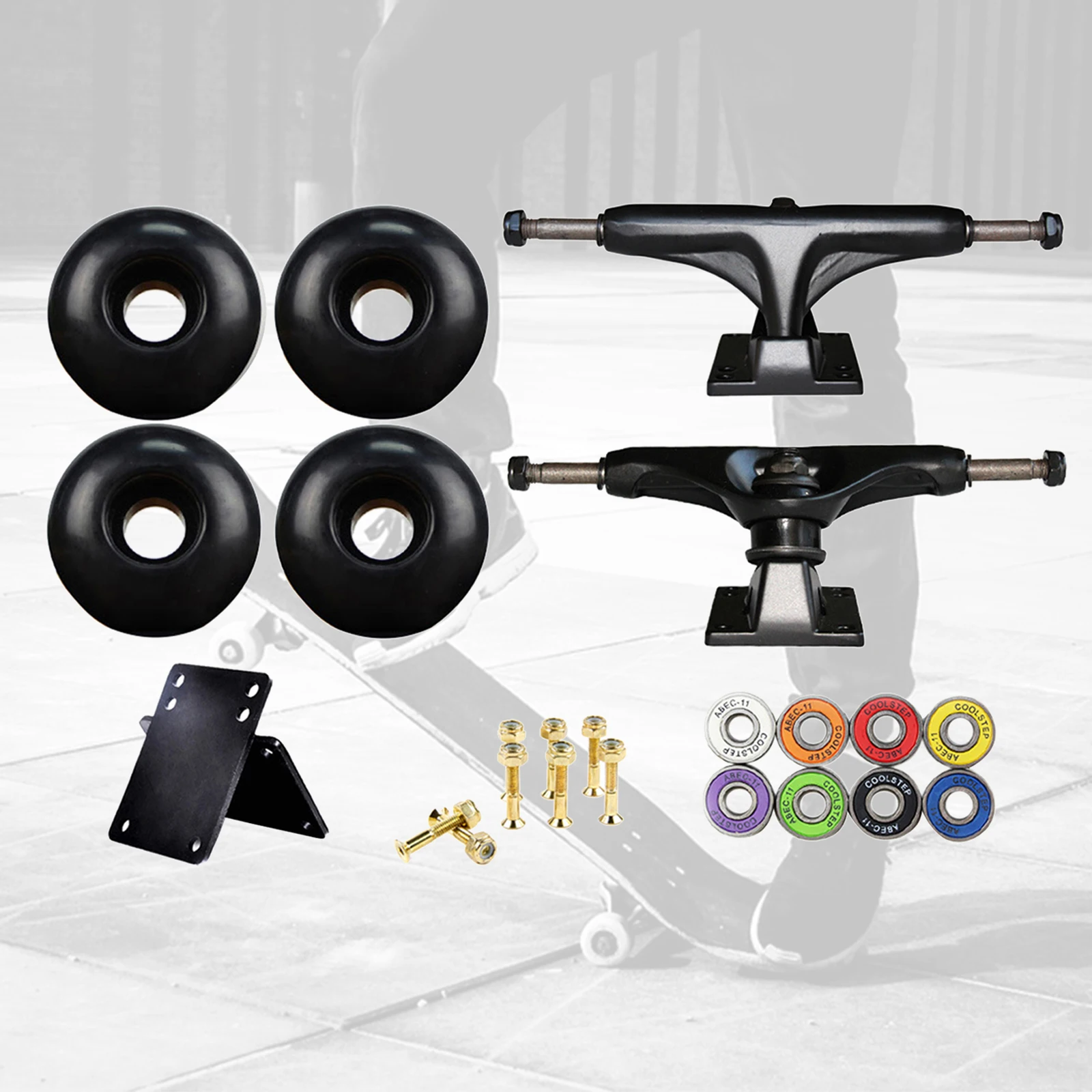 Skateboard Axles, Rolls 52mm, Skateboard Warehouse -11, Skateboard Replacement Tool Accessories, Skateboard Pads, Hardware
