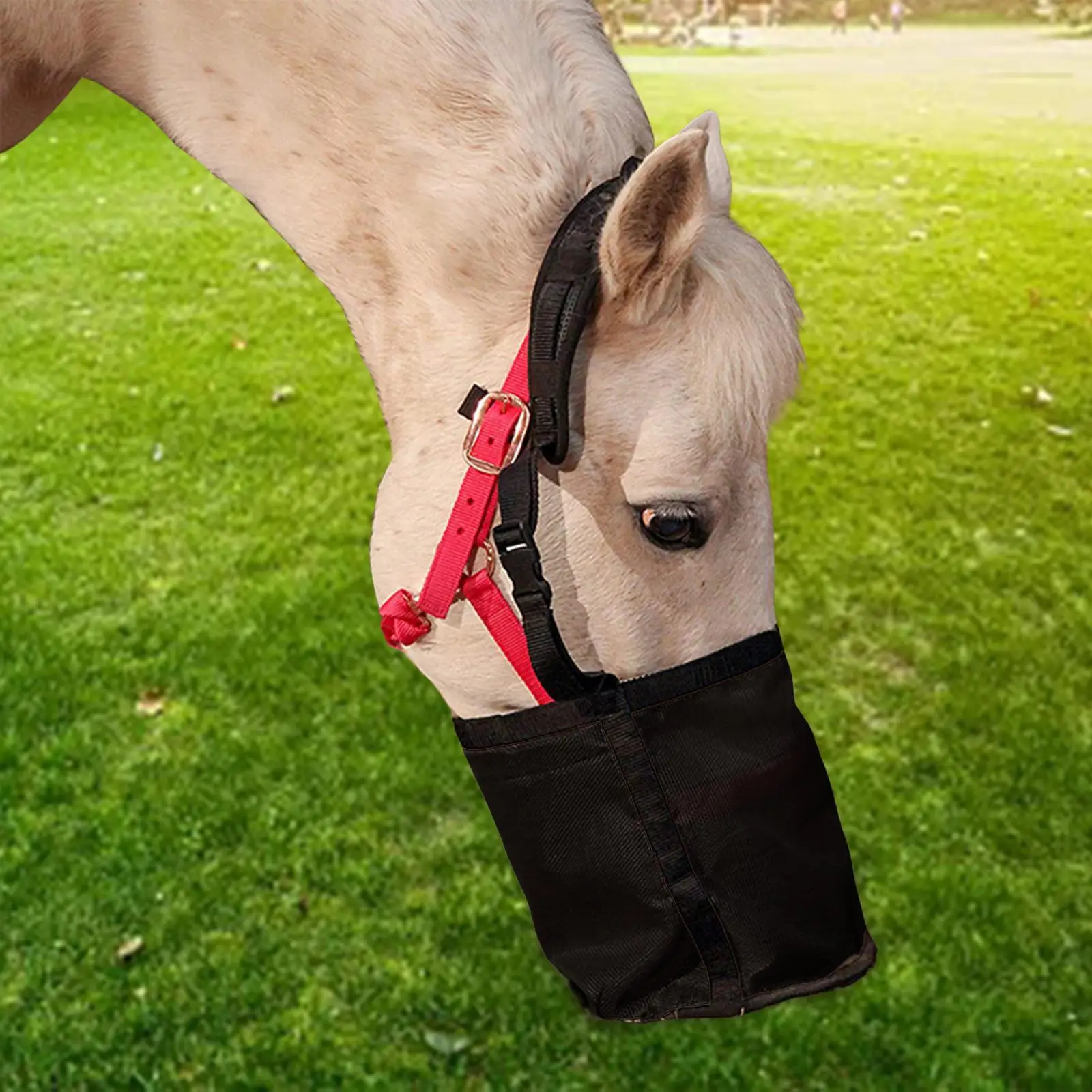 Horse Hay Bag Holder Slow Feeder Container Large Capacity Feeder Bag for Sheep Livestock