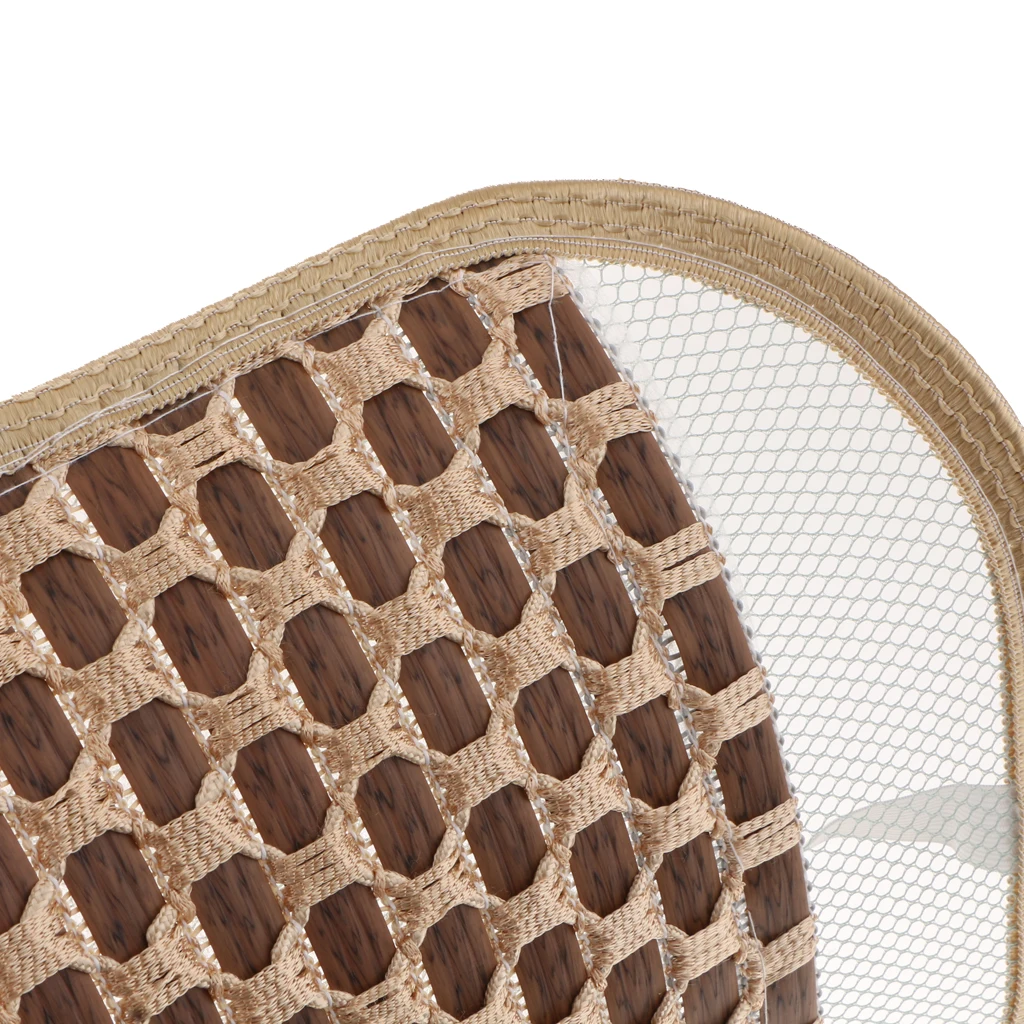 Backrest Back Support Cushion For Car Home Office Trip Made of Rattan and Viscose Fiber