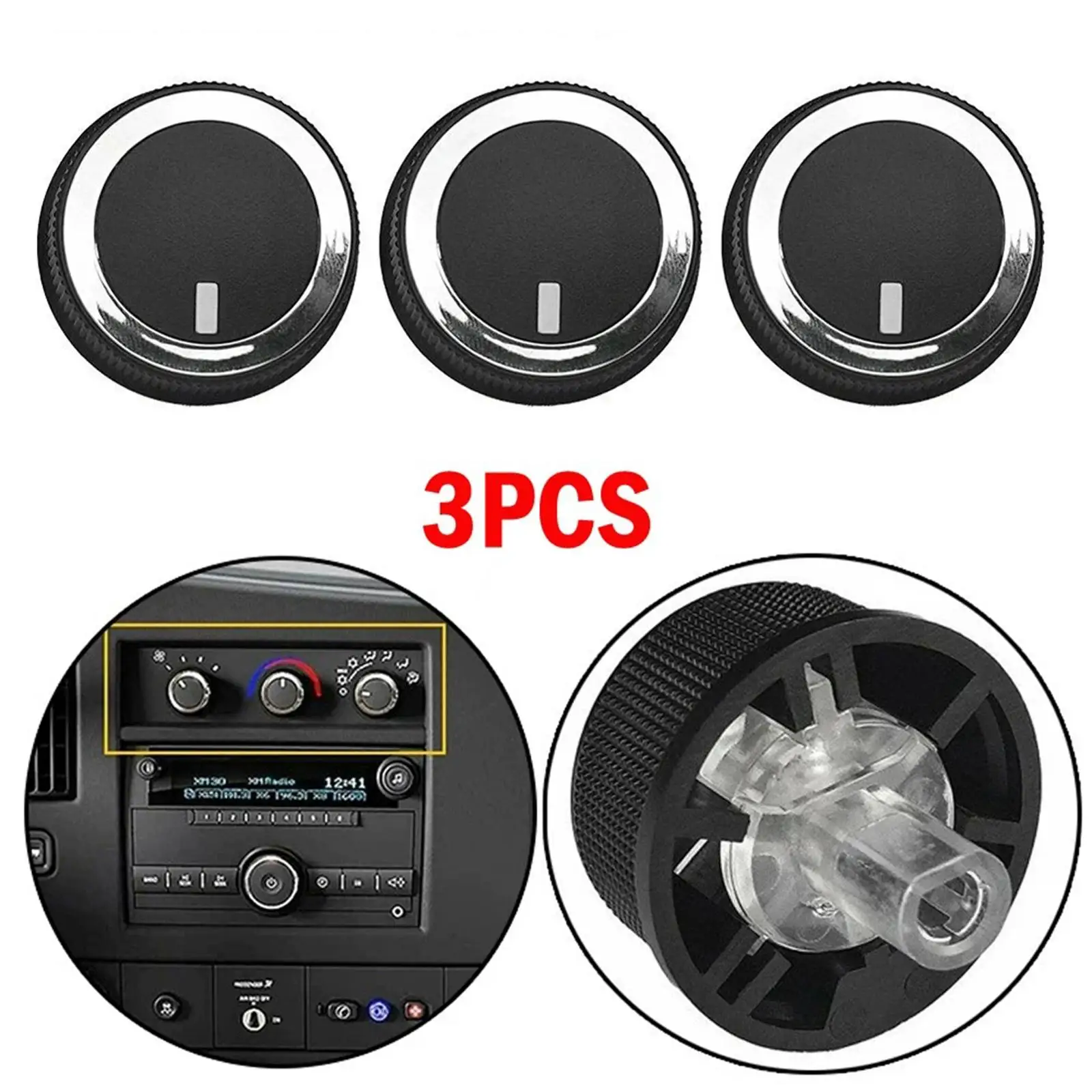 3Pcs  Temperature Switch Knob 84793085 for Direct Reples  Professional Spare Parts