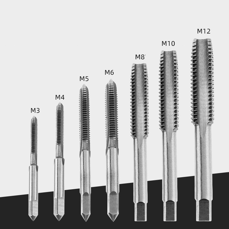 5pcsM3 M4 M5 M6 M8 M10 M12 Machine Screw Thread Metric Plug T-shaped Tap