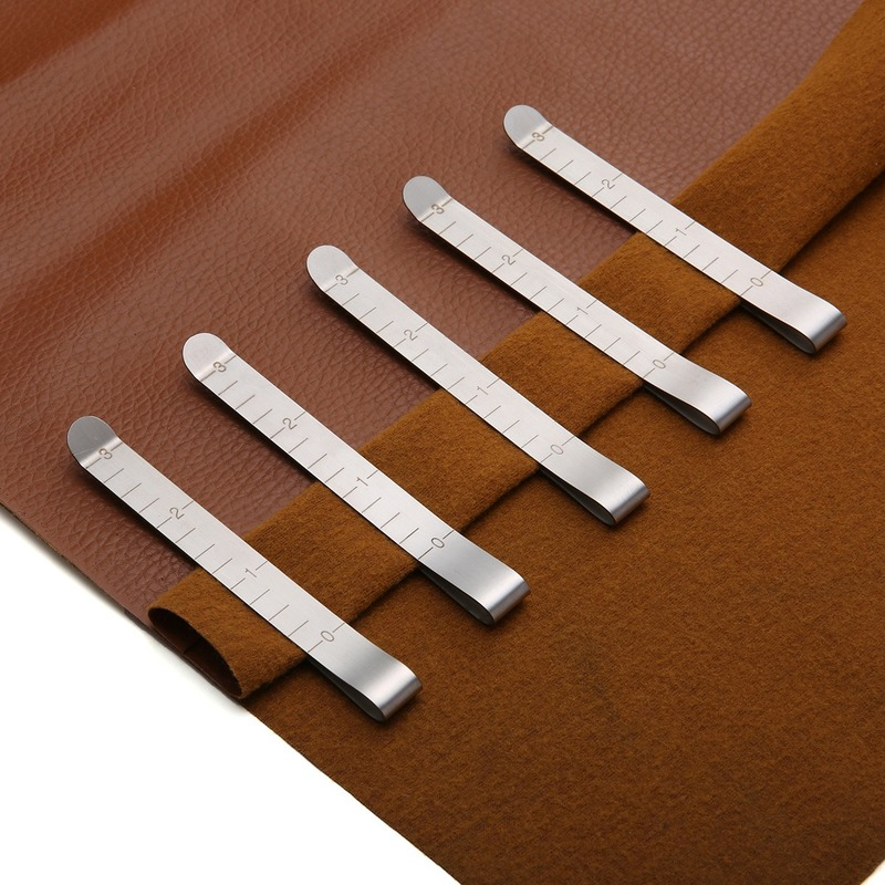 Edelstahl Säumen Clips Metall Nähen Crimpen Clip Tuch Mess Lineal Nähen Nähen Quilten Lineal Werkzeuge – Detail 2