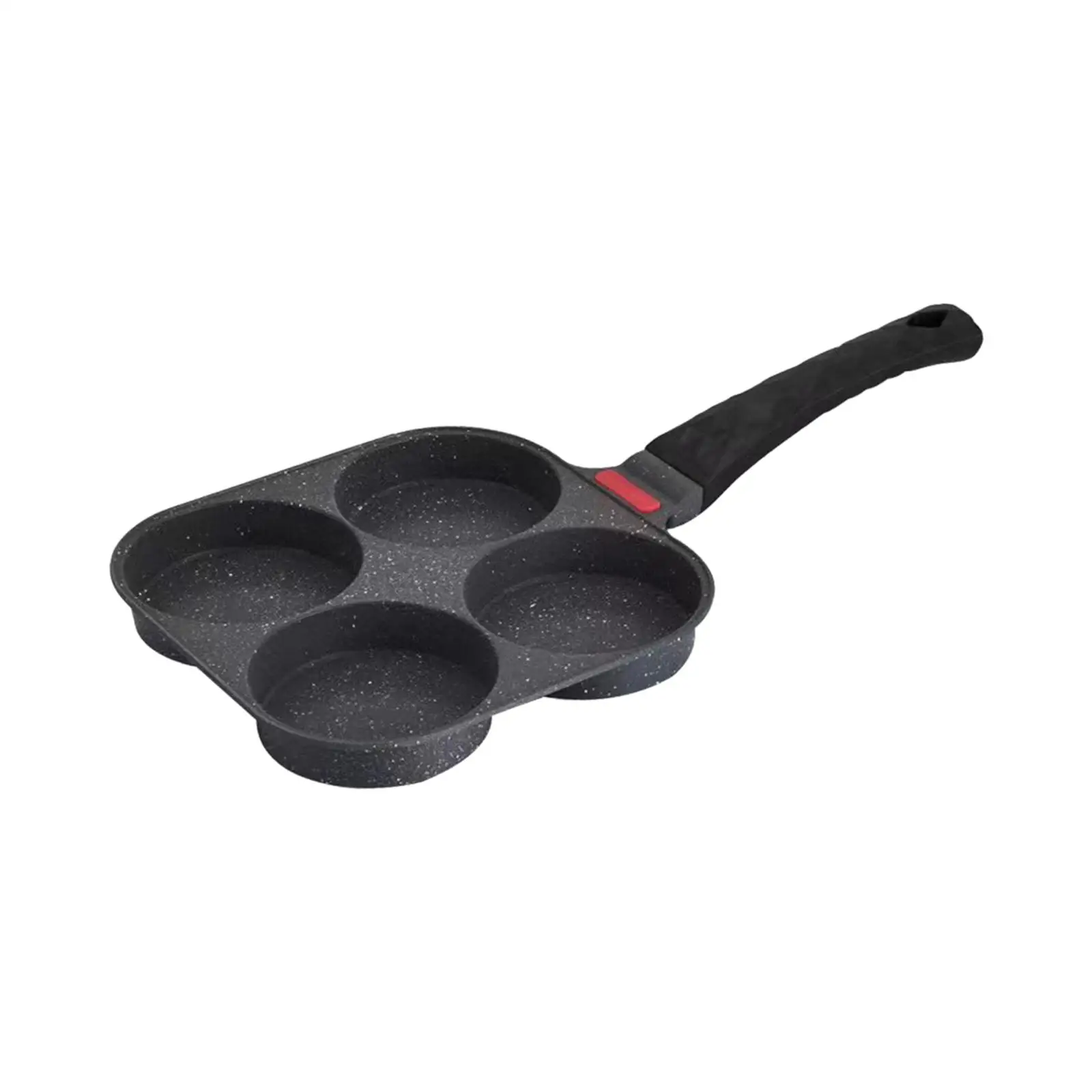 Fried Egg Pan, 4 Holes Cooking Pan, Multipurpose Egg Skillet Omelet Pan for