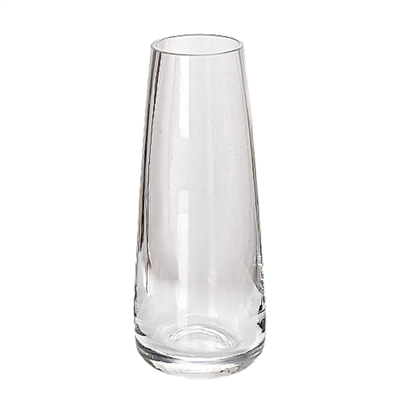 Flower Vase Glass Clear Containers Desk for Dorm Home Drawing Room