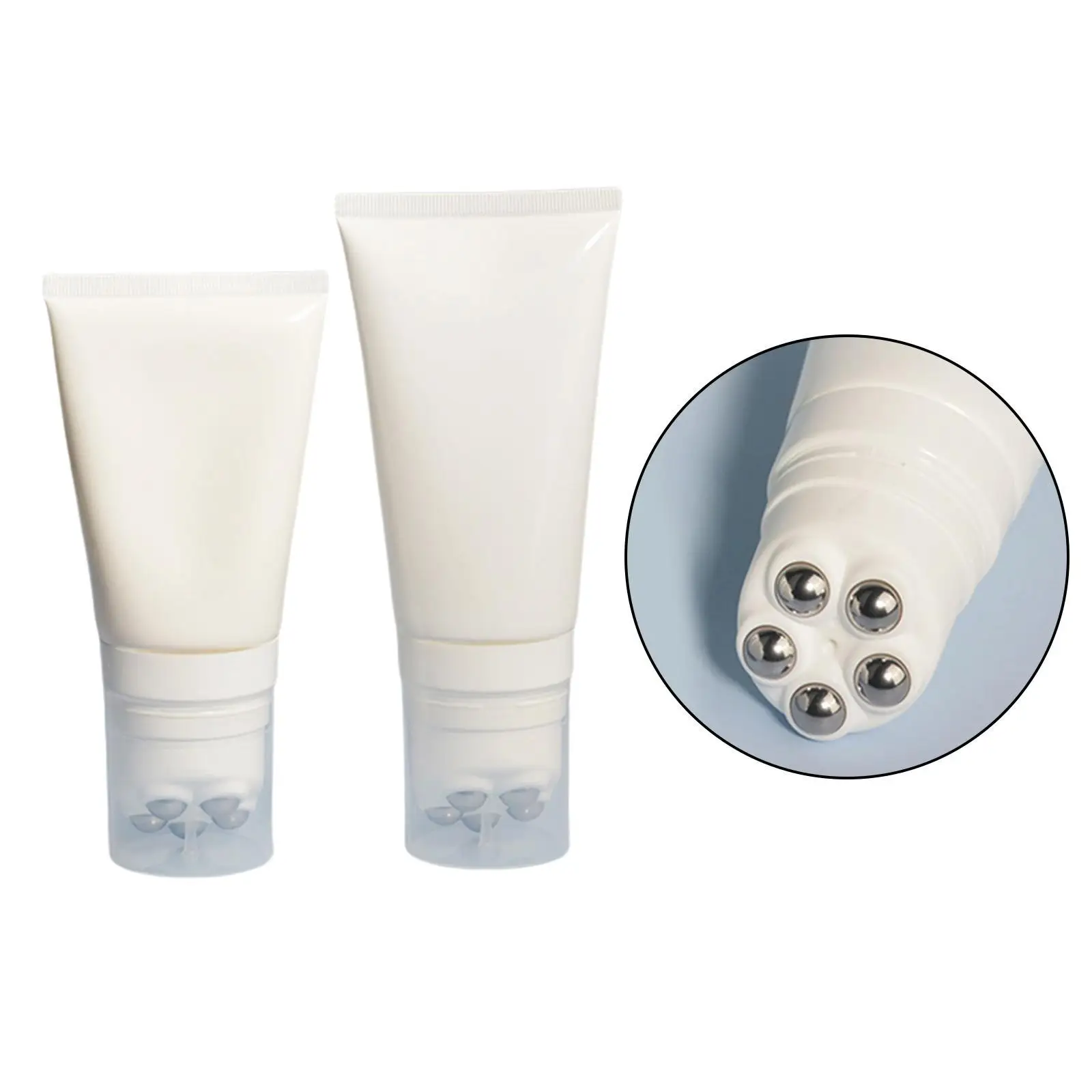 Compact Empty Soft Silicon Squeeze Tube Bottle Containers for Cream Lotion