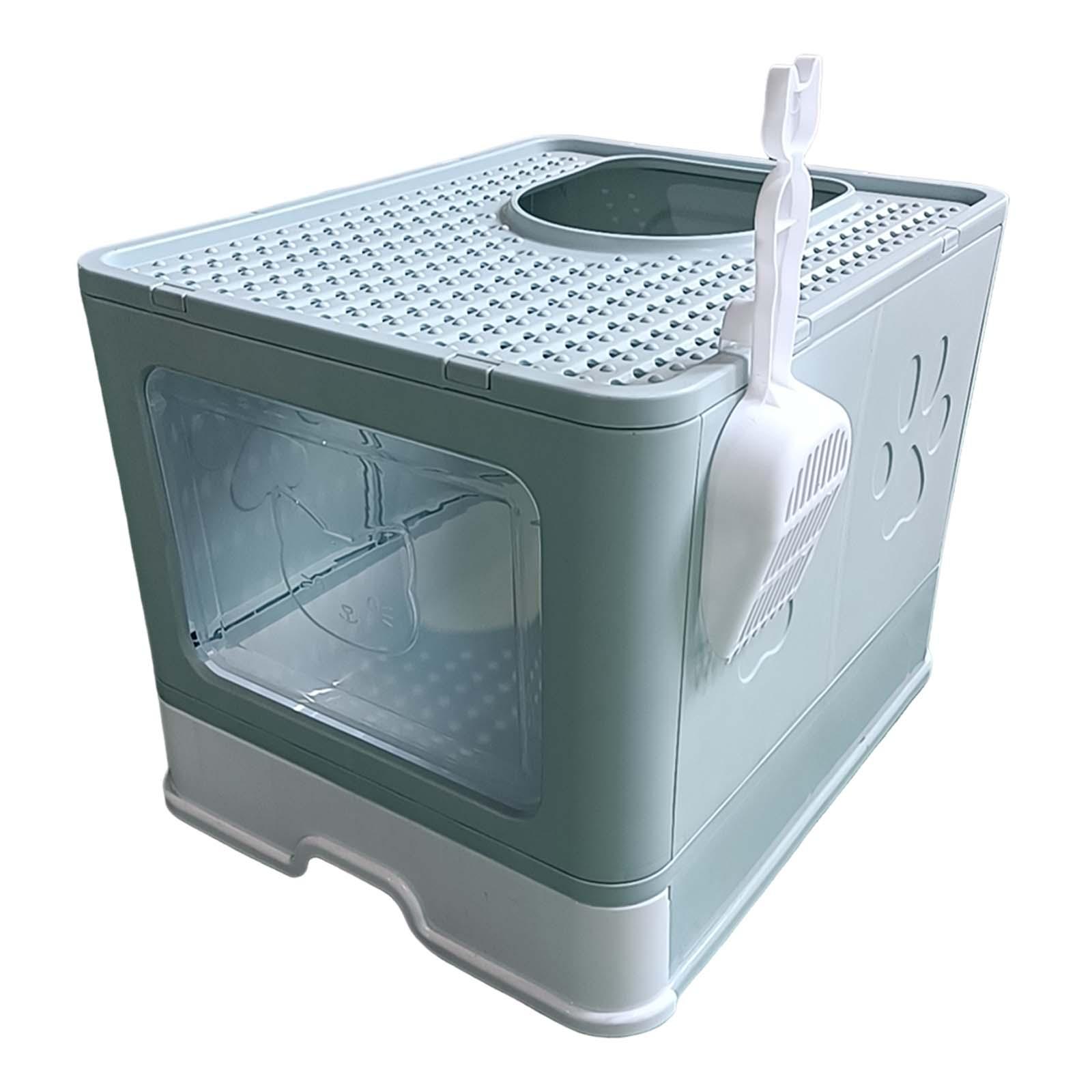 Hooded Cat Litter Box Pet Litter Box Enclosed and Covered Cat Toilet Litter Box