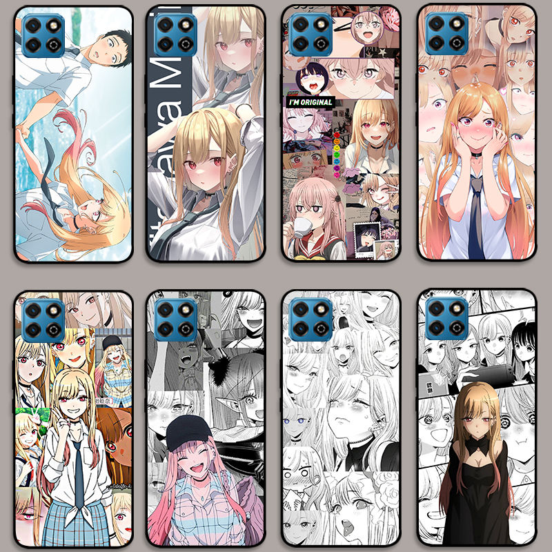 xr cases Kitagawa Marin Anime Phone Case for IPhone 13 12 11 Pro XR 7 8 Plus SE 2020 Phone Cases Soft Silicone Cover My Dress Up Darling 11 phone case