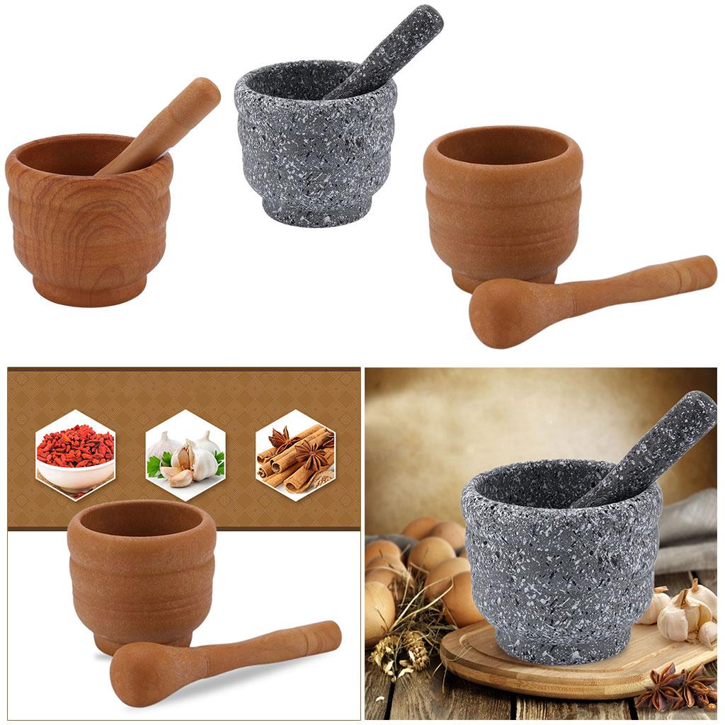 Mortar and Pestle Set Solid Stone Bowl For Guacamole Spice Herbs Mortar and Pestle Set Solid Stone Bowl For Guacamole Spice Herbs
