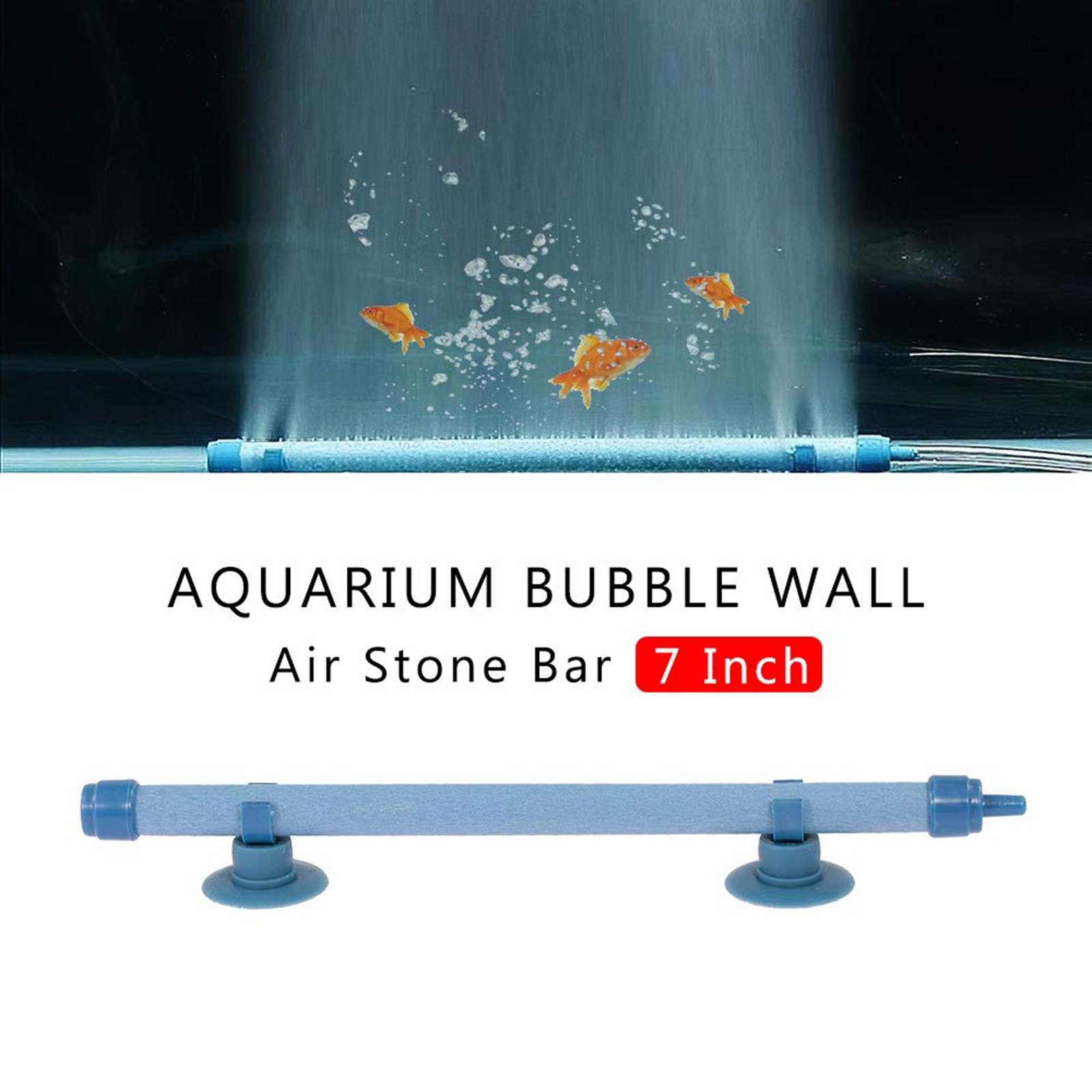 Title 1, Acquario Bubble Wall Air Stone Bar Tubo Fish Ta...