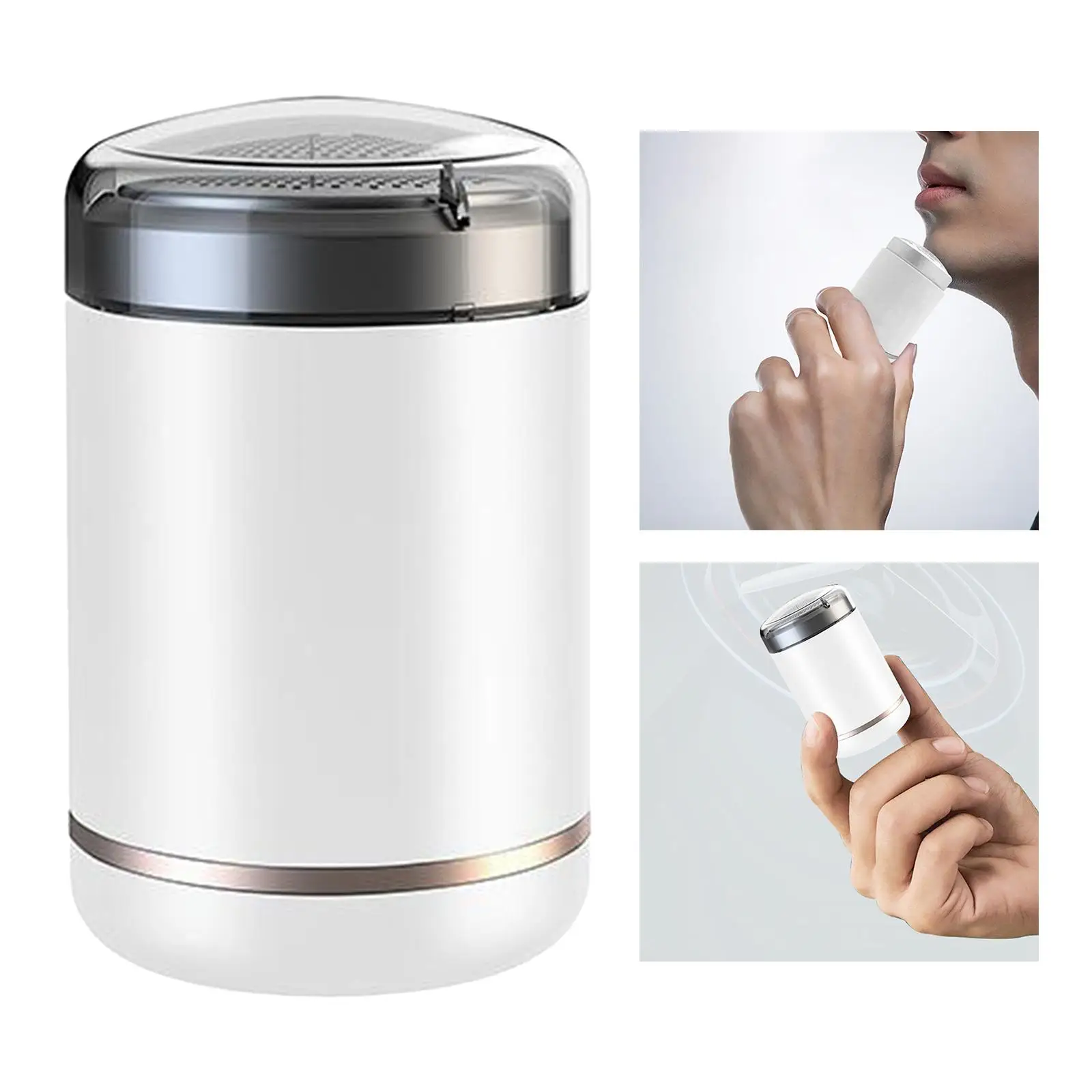 Travel Small Mini Compact Electric Shaver Wet & Dry Use USB Rechargeable
