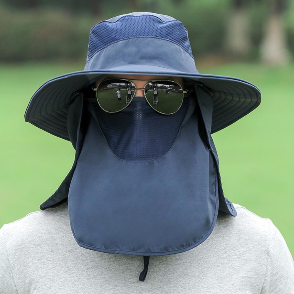 Wide Brim Cap Fishing Hunting Sun Hat 