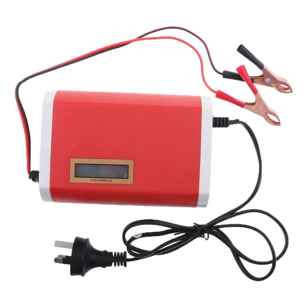 12V 6A Smart Intelligent Battery Charger/Repair LCD for Motorcycle AU