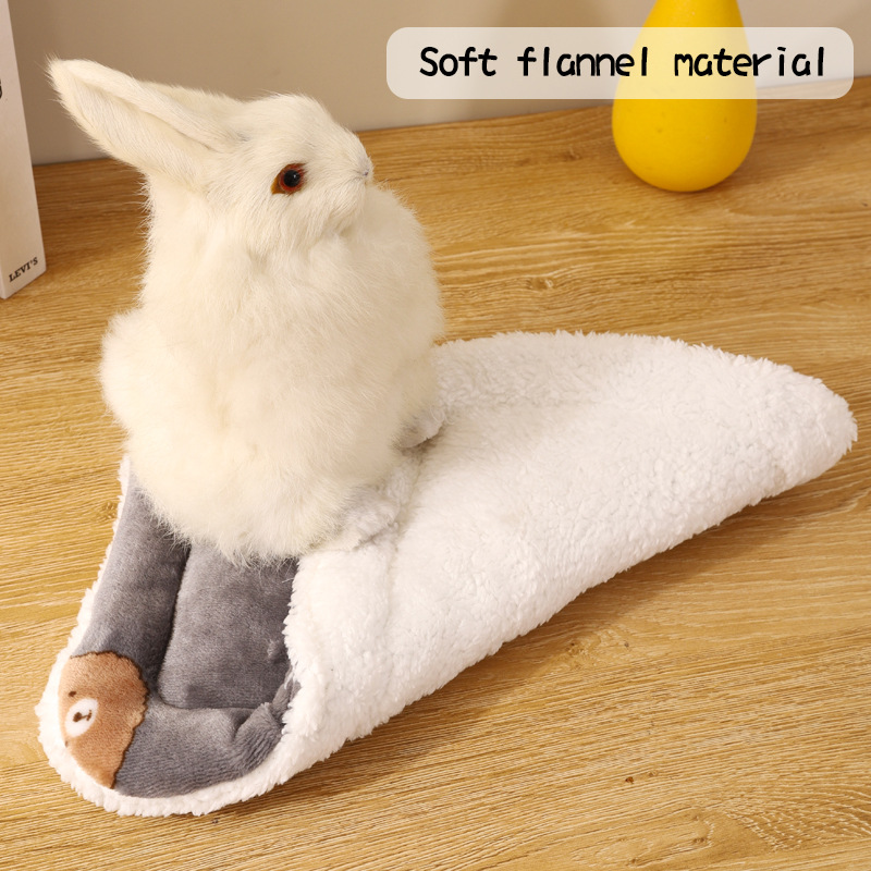 Title 3, Rabbit Chinchilla Bed Mat House Nest Hamster Ac...