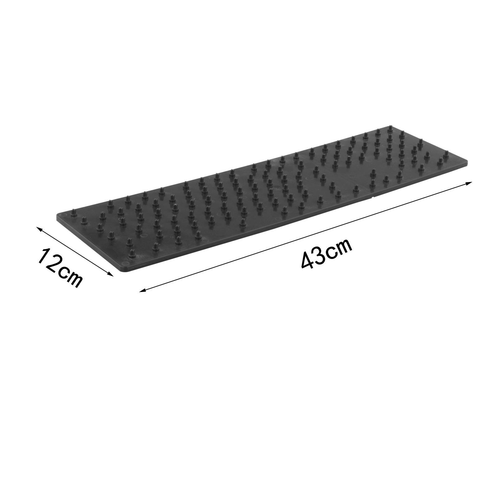 Plastic Keycap Storage Box Display Board, for Keycaps Collection, Keyboard Set Organizer, Dustproof Durable - Black 