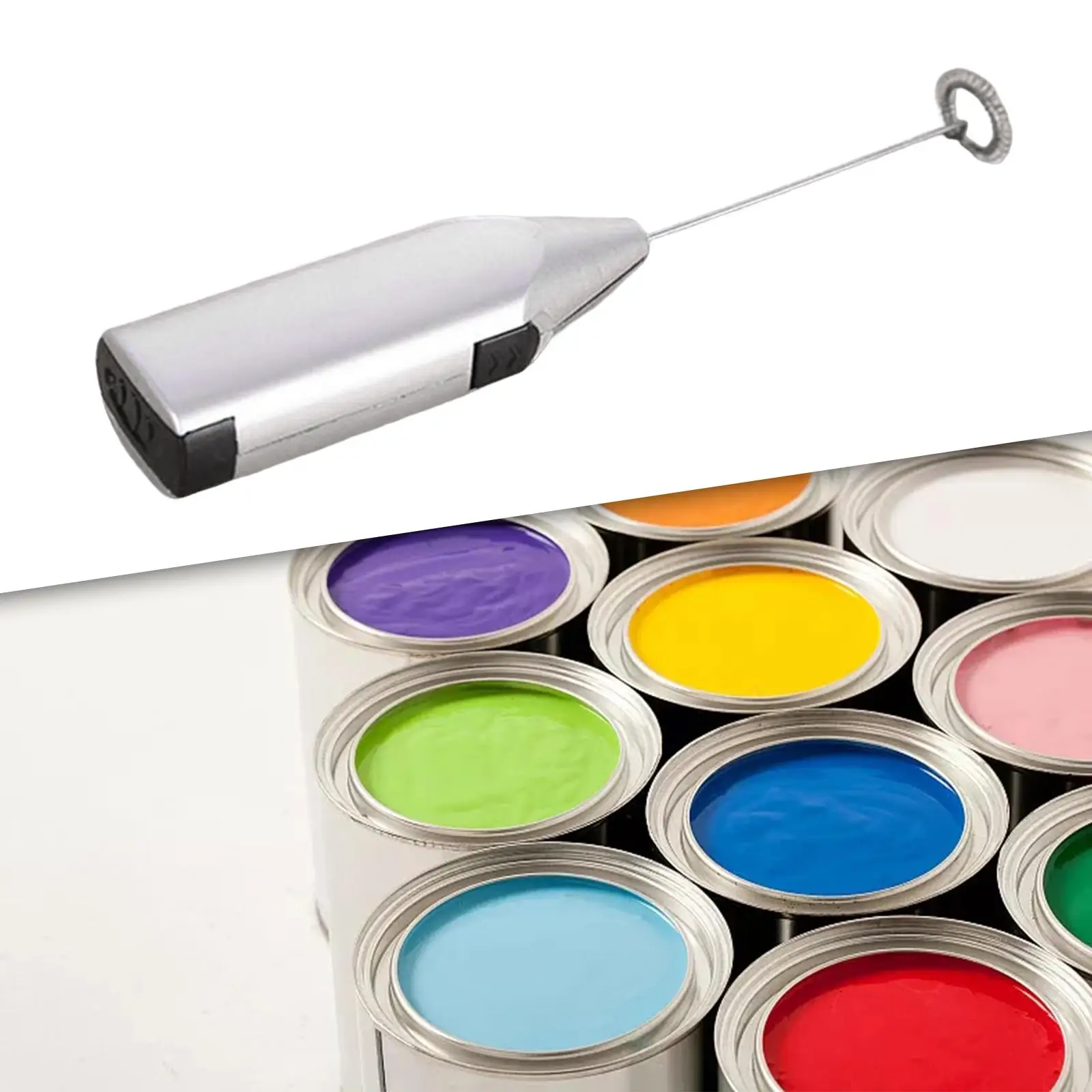 Pigment Agitator Mini Portable Agitator Pigments Stirring Blending Toning Tool Artist Set DIY Paint Mixing Gouache Paints Mixer