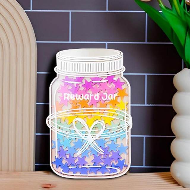 thumbnail image 2 of 2 Pack Reward Jar For Kids,Star Jar Reward System 2 of 10