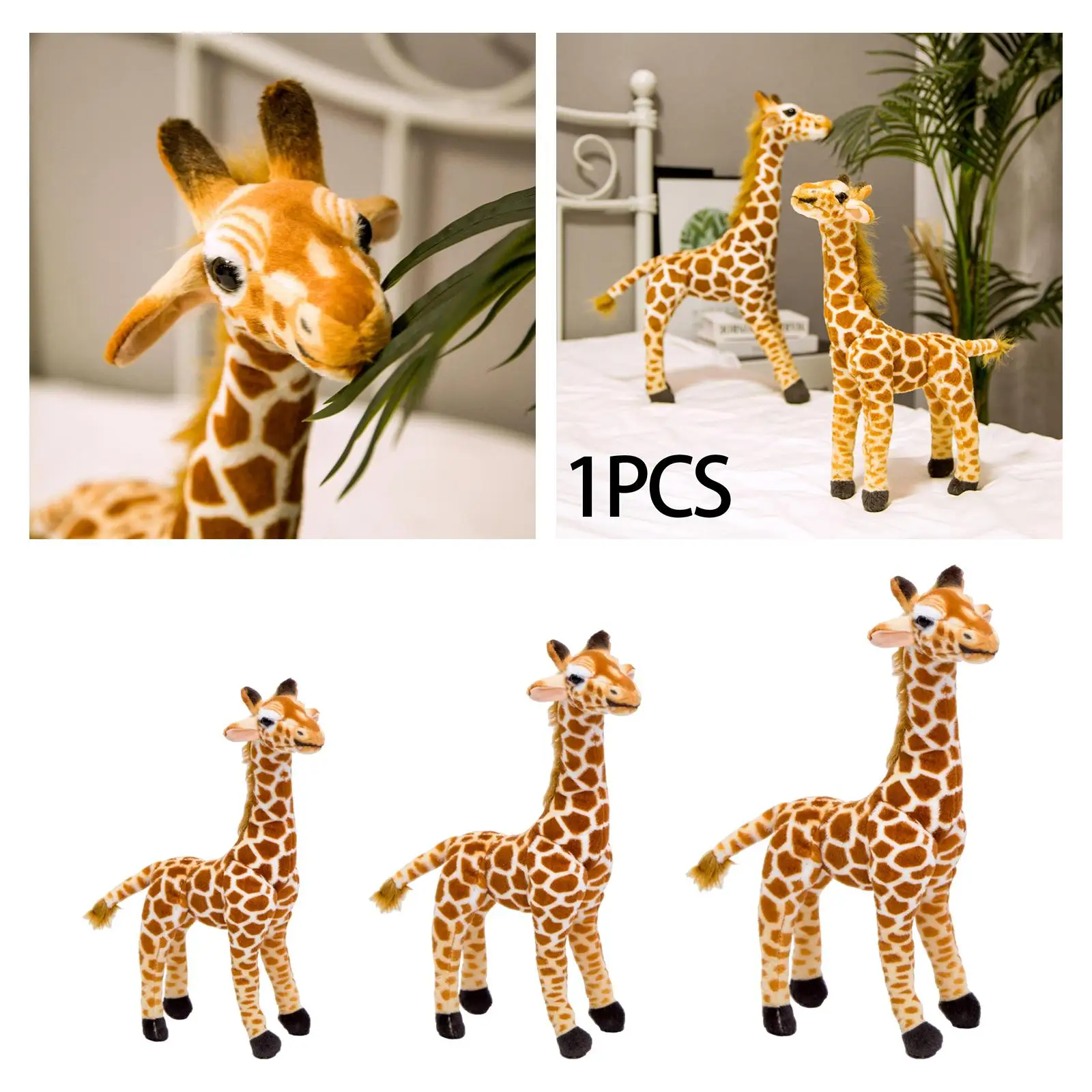 Plush Giraffe Decor Stuffed Animals for Room Anniversary