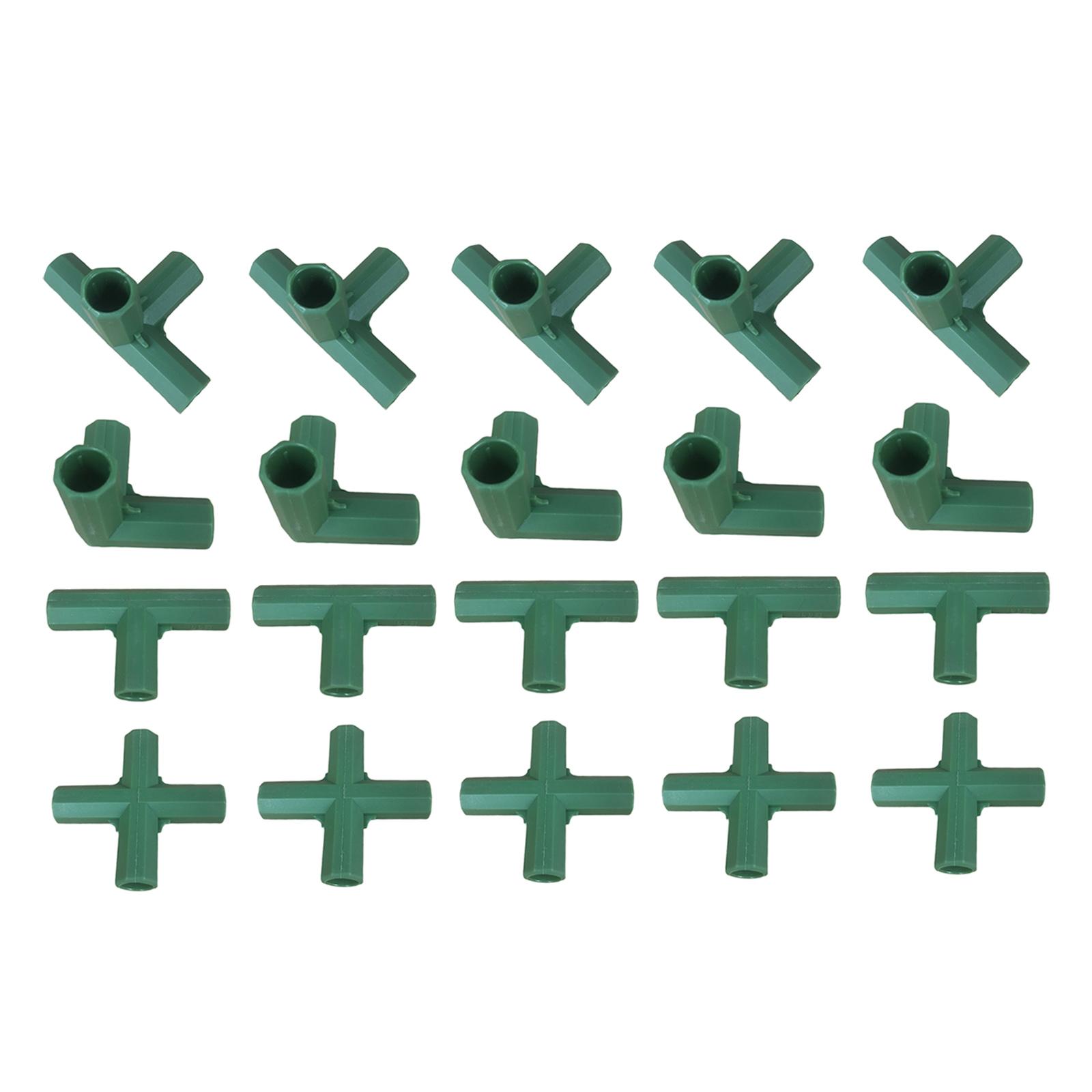Description Picture 5 of itemSet of 20 Greenhouse Building Fittings Frame Connectors for Flower Stands Greenhouse Bracket Gardening Awning Joints