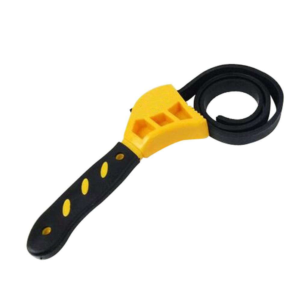 Small, Large Belt Wrench Strap Spanner Car Engine Repair Tool Durable Rubber Belt Length 500mm (9'') or 580mm (22.83'')