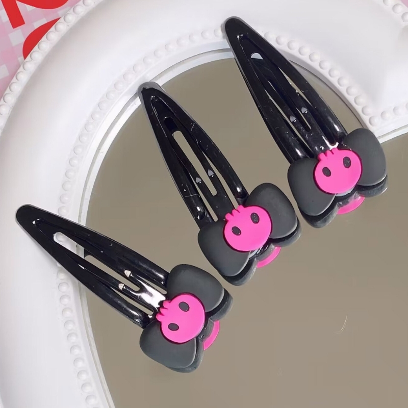 Schädel Haarnadel Schleifen Haars pangen Haarnadel Schädel Bobby Pin Schleifen Haars pange Bögen Haarnadel jk Haars pange jk Haarschmuck – Detail 8