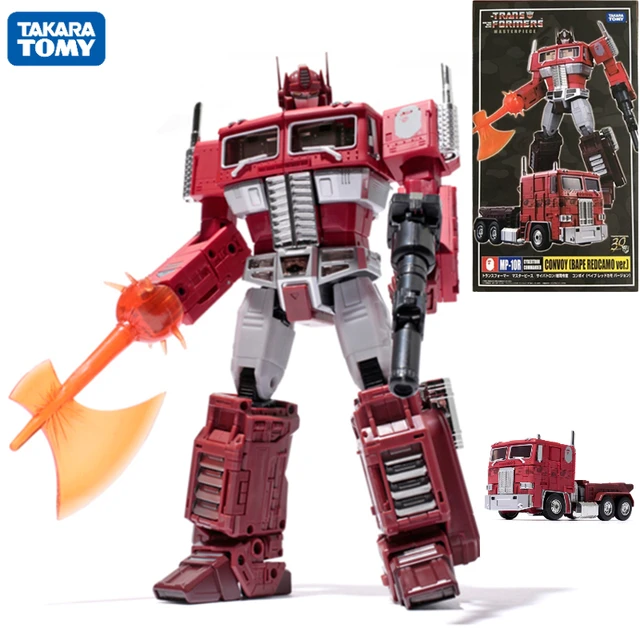 In Stock TAKARA TOMY Transformers Masterpiece MP-10R Convoy(Bape Redcamo  Ver.) 25Cm Original Action Figure Kid Toy Gift - AliExpress