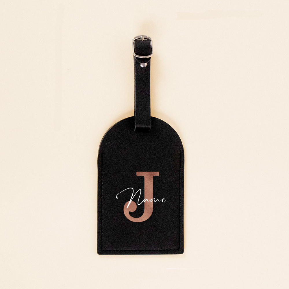 Personalised Initial with Name Monogram Luggage Tag PU Leather for Suitcase Baggage Handbag Tags Travel Bag Label Tag Best Gift 12 S6462317c948a4a9a8c44bf4d9d97d3b9P