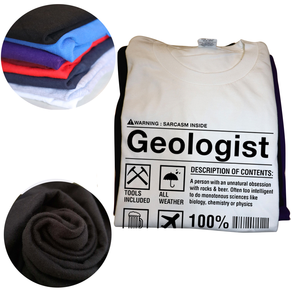 Lustige Geologe Zusammensetzung Geologie Student T Shirts Streetwear Kurzarm Geburtstag Geschenke Sommer Stil T-shirt Herren Kleidung – Detail 4