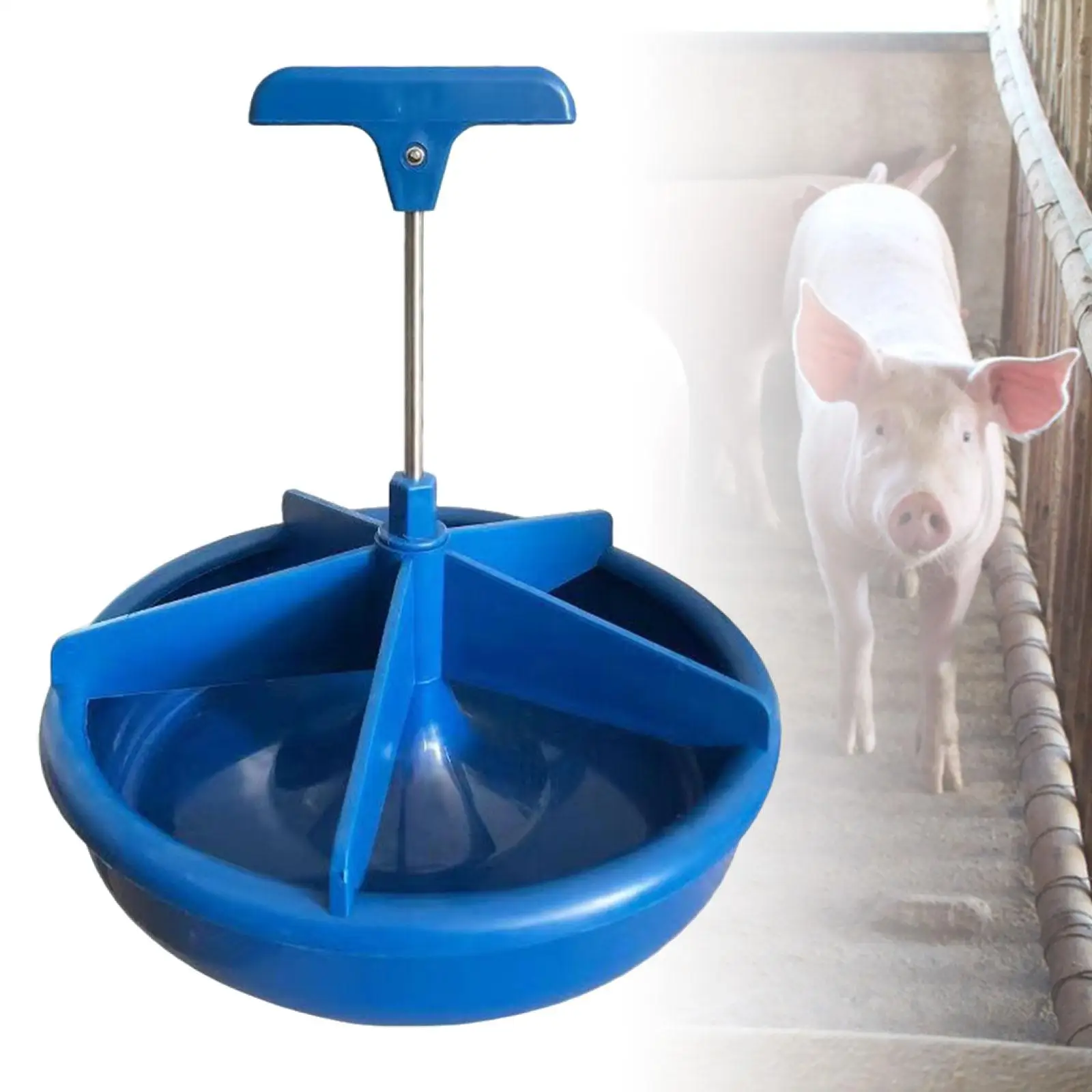 Pig feed Trough Bucket 5 Slot Livestock feed Bowl Piglet Feeder Pig Feeder Bowl for Poultry Pet Dog Animal Husbandry Accessories