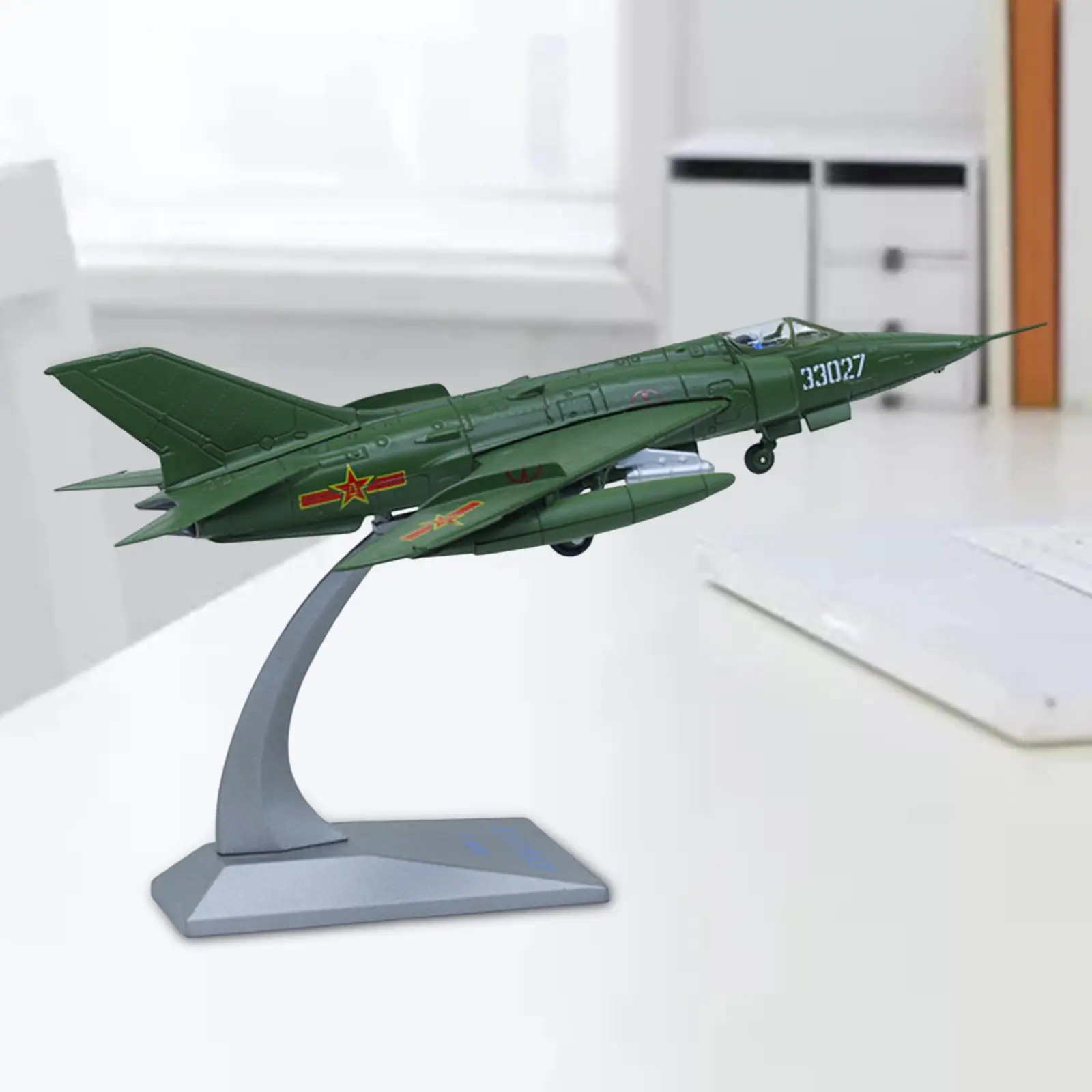 1/72 Scale Model Aircraft Airplane Collectables with Display Stand Plane Tabletop Shelf Ornament