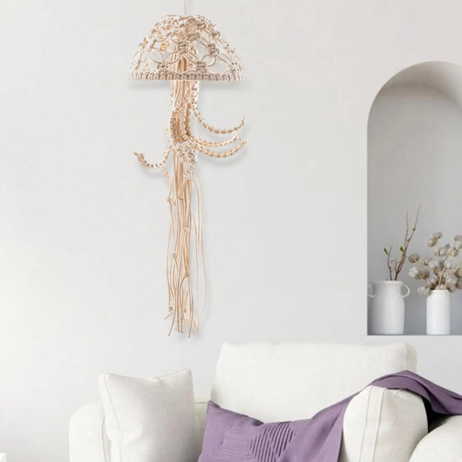 Nordic Jellyfish Shape Hanging Decor Art Crafts for Backdrop Dorm Oenaments